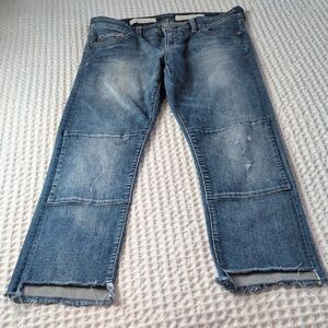 Pilcro and the Letterpress Blue Parallel Jeans